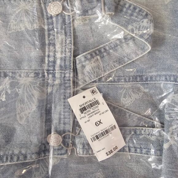 EPIC THREADS Little Girls All Over Print Denim Light Wash Skirtall Size 6X NWT - Picture 4 of 4